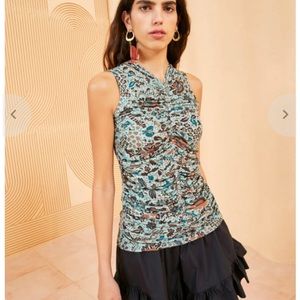 NEW WITH TAGS Ulla Johnson Allie Tank top Jade size S